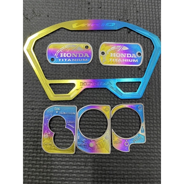 Tem dán mặt đồng hồ satria , raider , vario 2018 sonic ex155 miếng dán titanium mặt đông hồ