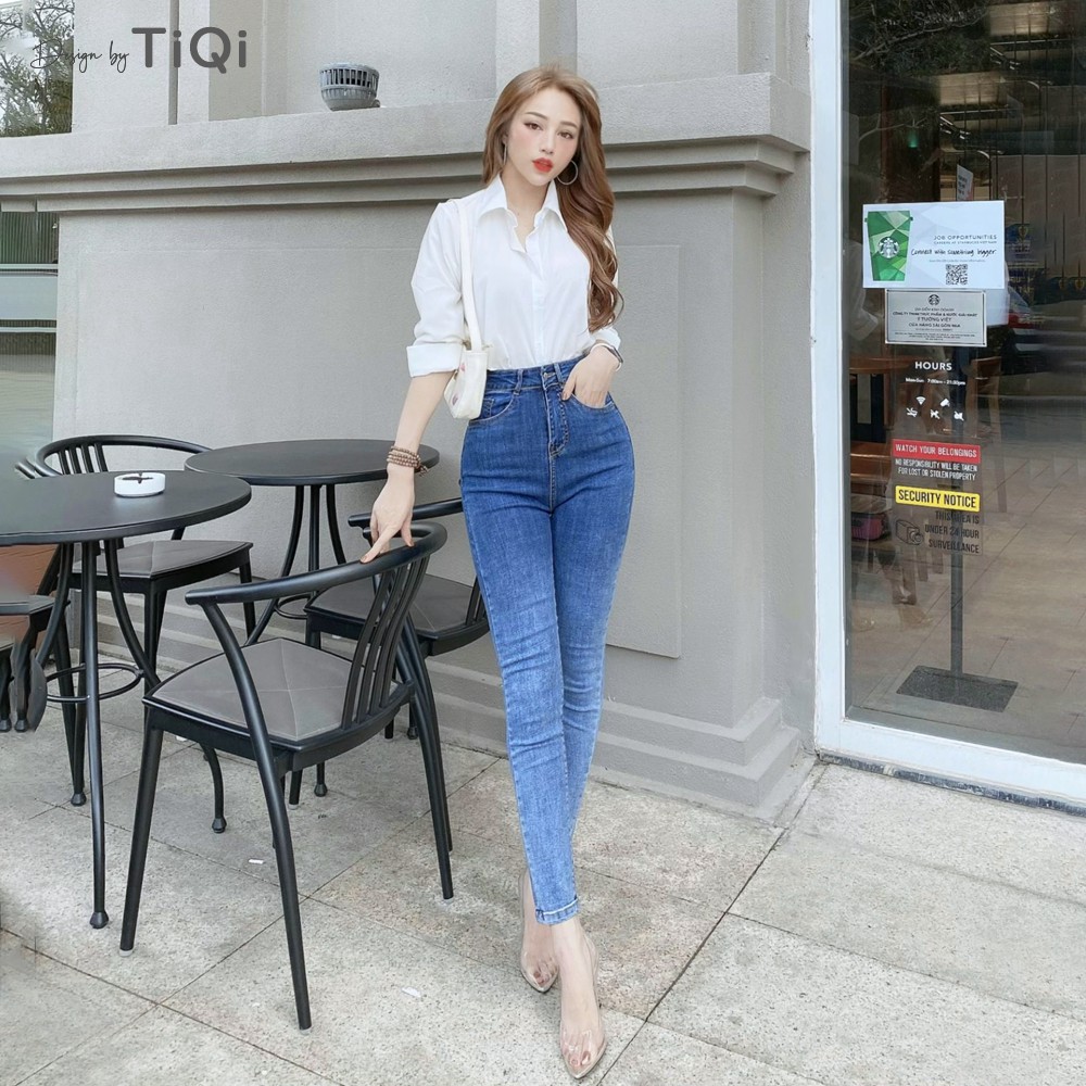 Quần Jean Nữ Skinny Lưng Cao Form Ôm Màu Ombre TiQi Jeans G1-01 | BigBuy360 - bigbuy360.vn