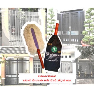 Chổi lau bụi không cần giặt - quét nội thất đồ gỗ - vệ sinh nhà cửa - cây lau tiện ích