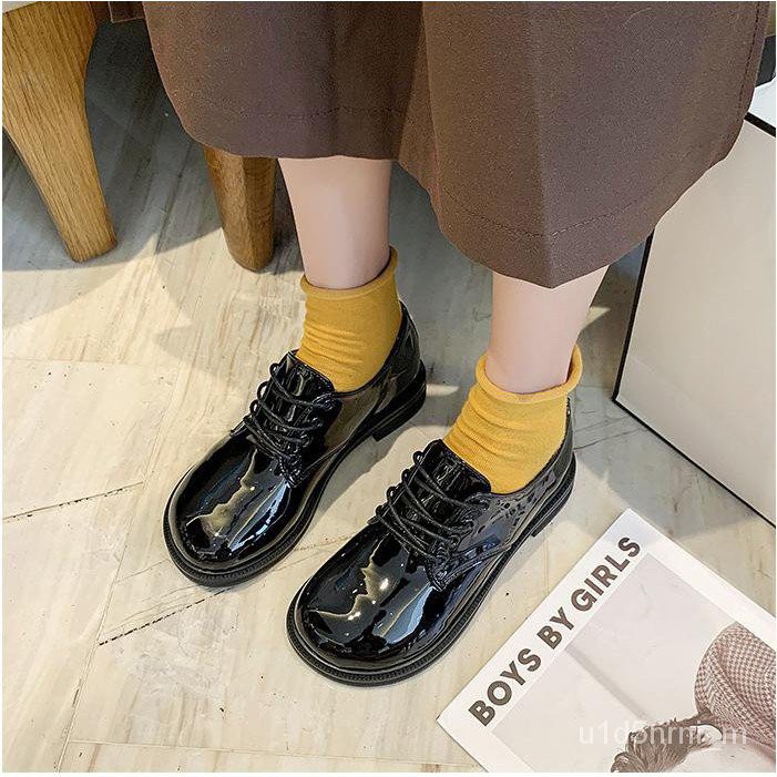 Giày oxford mũi tròn buộc dây màu đen 2020 - TGS105 | BigBuy360 - bigbuy360.vn