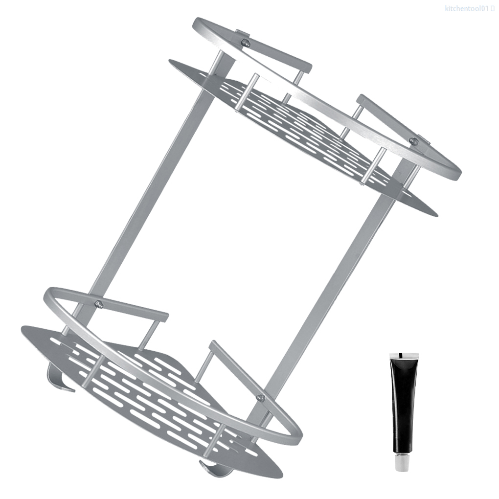 Giá Đựng Đồ Gắn Tường Nhà Tắm / Nhà Bếp Chất Liệu Nhôm Nhám Chịu Lực Tốt.... | BigBuy360 - bigbuy360.vn