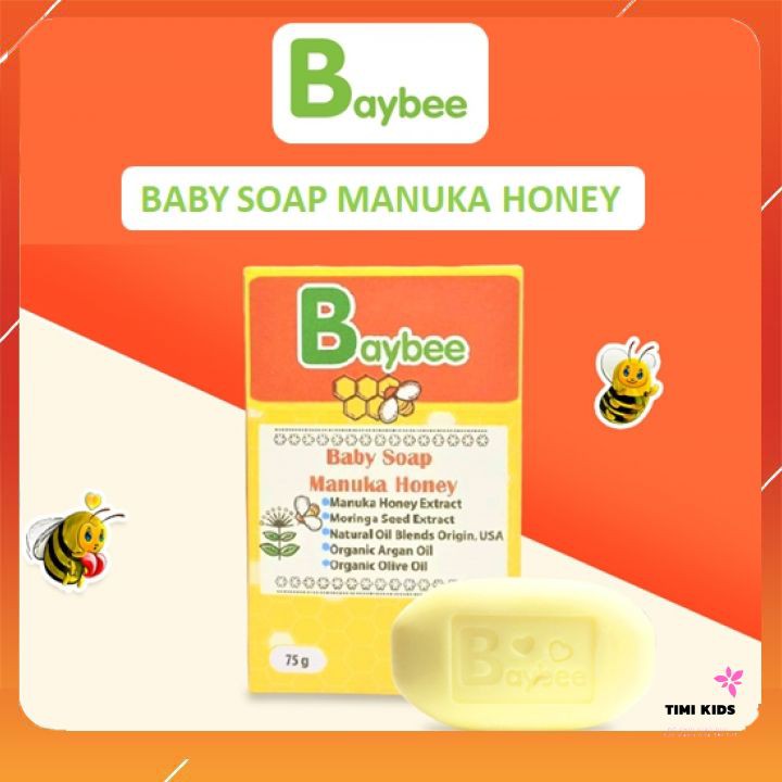 Xà phòng hữu cơ Baybee dành cho em bé Công thức thực đơn mật ong MaNuKa