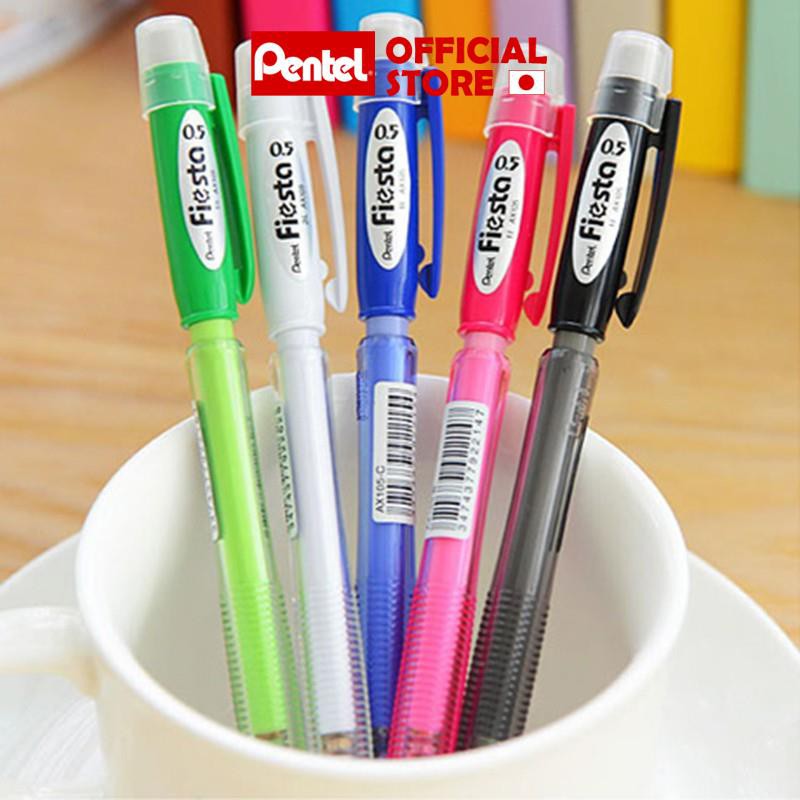 Bút Chì Kim Pentel Fiesta AX105 Ngòi 0.5mm | 4 Màu Sắc | Tiện Lợi Dễ Viết | Hạn Chế Gãy Ngòi