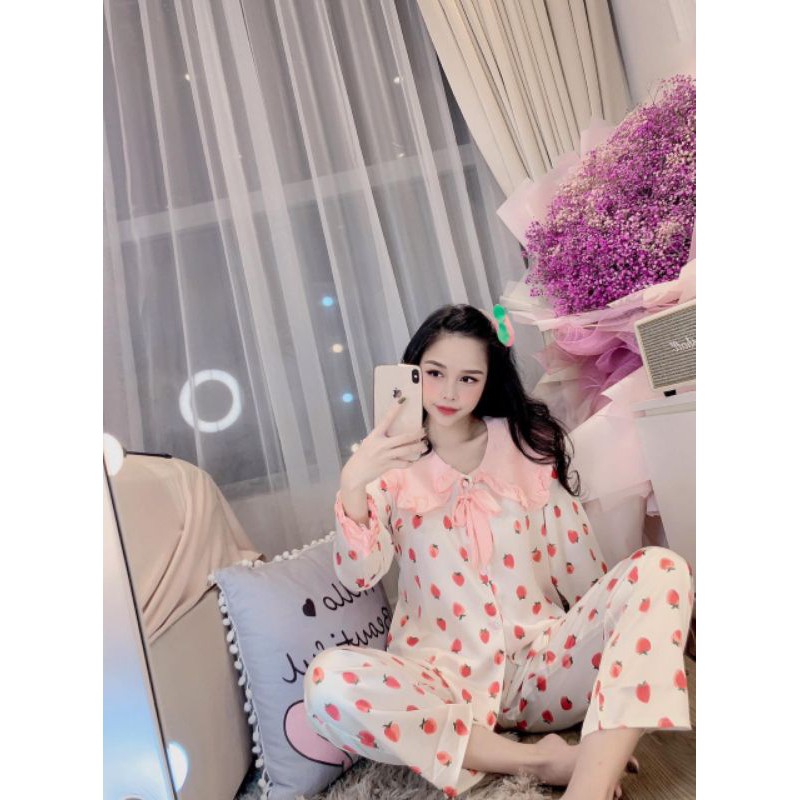 bộ pizama lụa mã 310