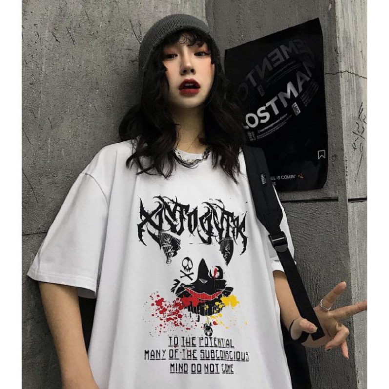 Áo thun tay lỡ Unisex, áo phông form rộng ANIME M451 KL SHOP HNSHOP