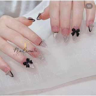 Nail box thiết kế nền mắt mèo kèm chamr
