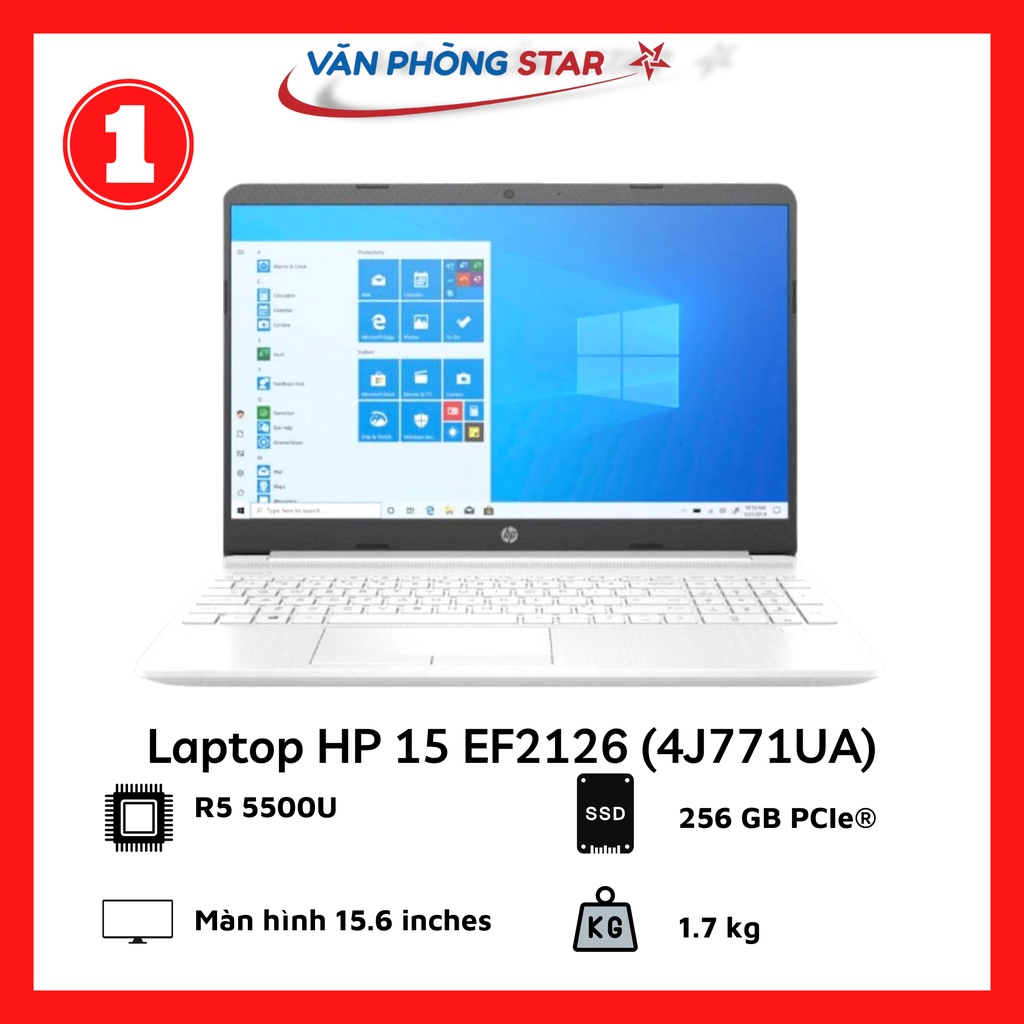 Laptop HP 15 EF2126 (4J771UA) chính hãng