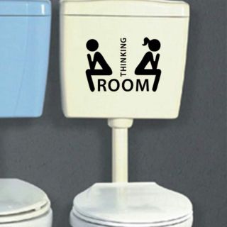 Decal dán toilet  Thinking Room