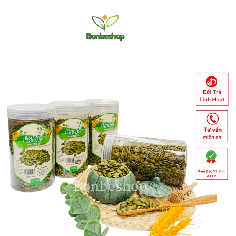 Nhân Hạt Bí Xanh Sấy Chín [Thơm, Bùi, Ngậy] 250 Gr