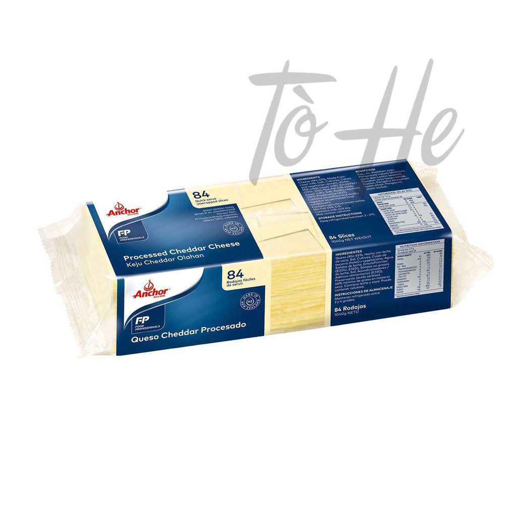 Phô mai Anchor Processed Cheddar Cheese 84 lát