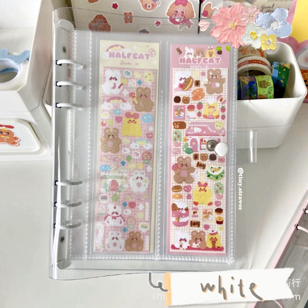 Sheet cho binder A5 6 lỗ đựng card/ strip/ stickers/ posters