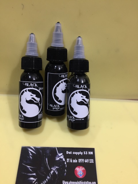 Mực xăm siêu đen Black Dragon 189k/1oz/ 30ml