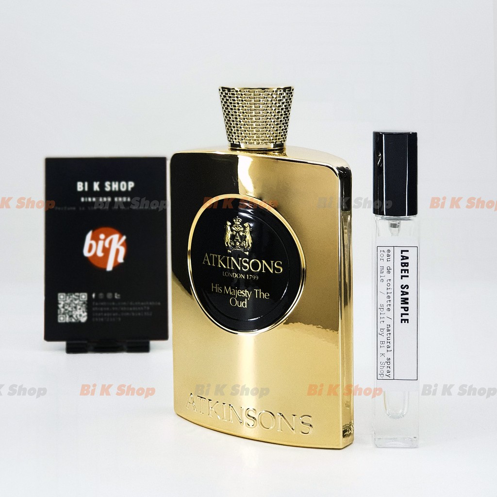 Bi K Shop - Nước hoa Atkinsons His Majesty The Oud [Mẫu thử] | BigBuy360 - bigbuy360.vn