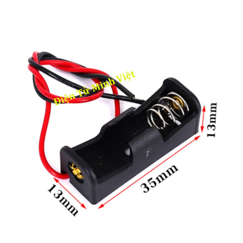 Đế Pin 12V 23A Loại Có Dây