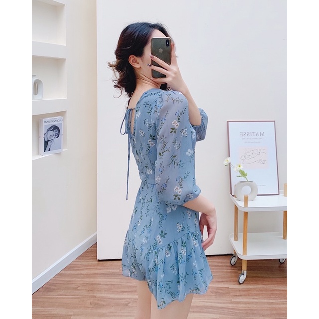 Jumpsuit hoa đuôi cá hàng thiết kế vnd0422j03 by germe