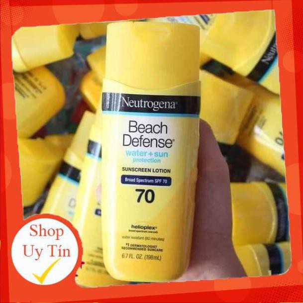 Kem chống nắng Neutrogena Beach Defense SPF 70 tuýp 198ml