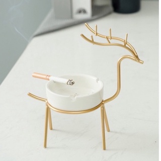 Gạt tàn thuốc lá decor hình con nai