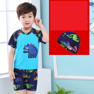 Đồ bơi cho bé trai hình khủng long tặng kèm nón_BT01
