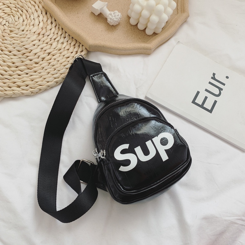 Túi đeo vai cho bé trai bé gái đeo chéo phong cách thời trang da PU cao cấp ( Túi SUP-WX696 )