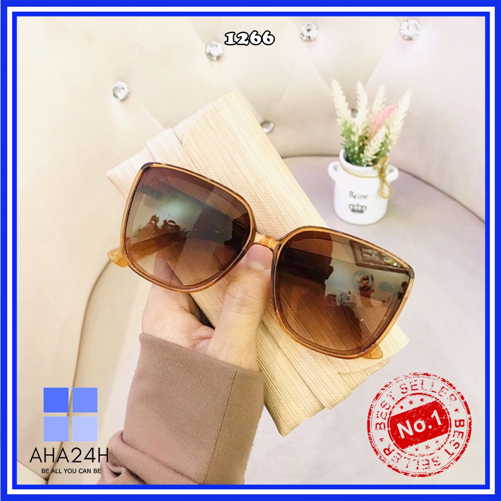 [Mã FARSSTGRE giảm 5K đơn bất kỳ] KÍNH MÁT NỮ GỌNG BẢN DÀY FORM TO SÀNH ĐIỆU AH1266 | BigBuy360 - bigbuy360.vn