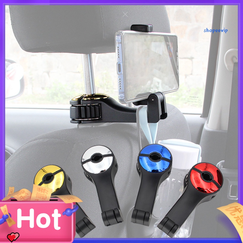 Móc treo đồ gắn lưng ghế ngồi xe hơi bằng abs tiết kiệm không gian có thể thu gọn