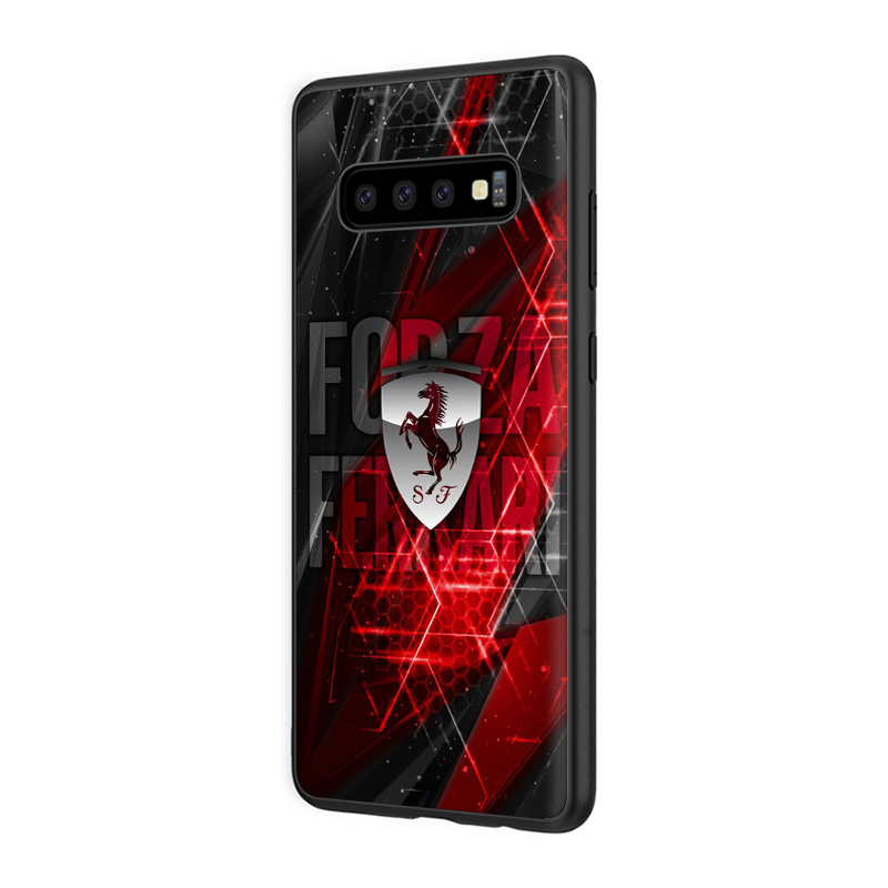 Ốp Lưng Logo Ferrari Sport Cho Samsung A5 2017 A6 A8 Plus A7 A9 2018 Note 8 9