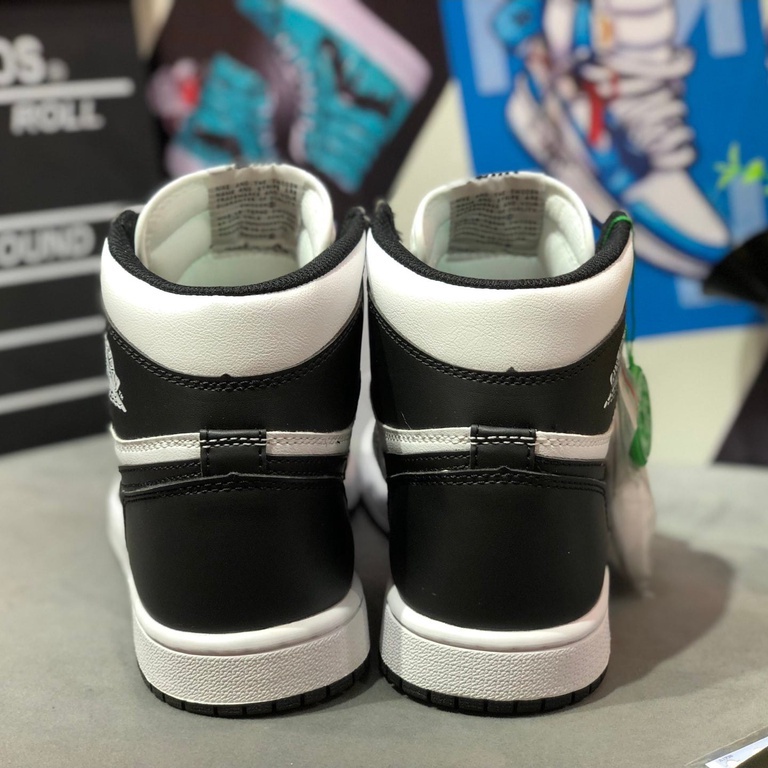 Giày Sneaker JD 1 High, Jordan cổ cao Panda Đen Trắng x OG.  SC chất lượng cao | BigBuy360 - bigbuy360.vn