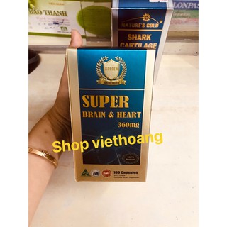Viên uống bổ não super brain & heart hộp 100 viên