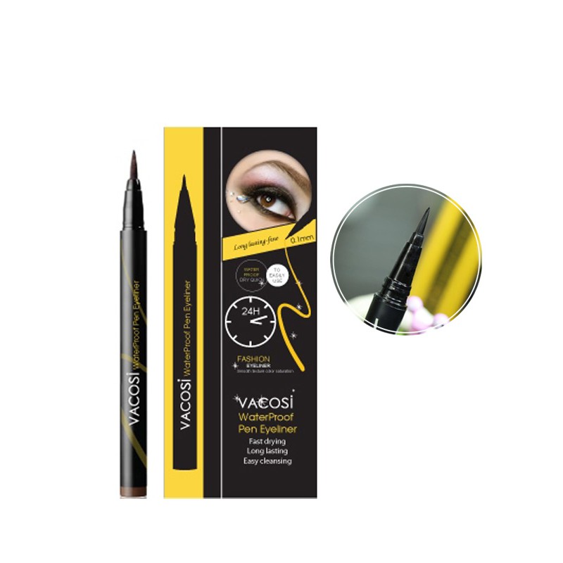 BÚT KẺ MẮT NƯỚC 24H VACOSI WATERPROOF PEN EYELINER