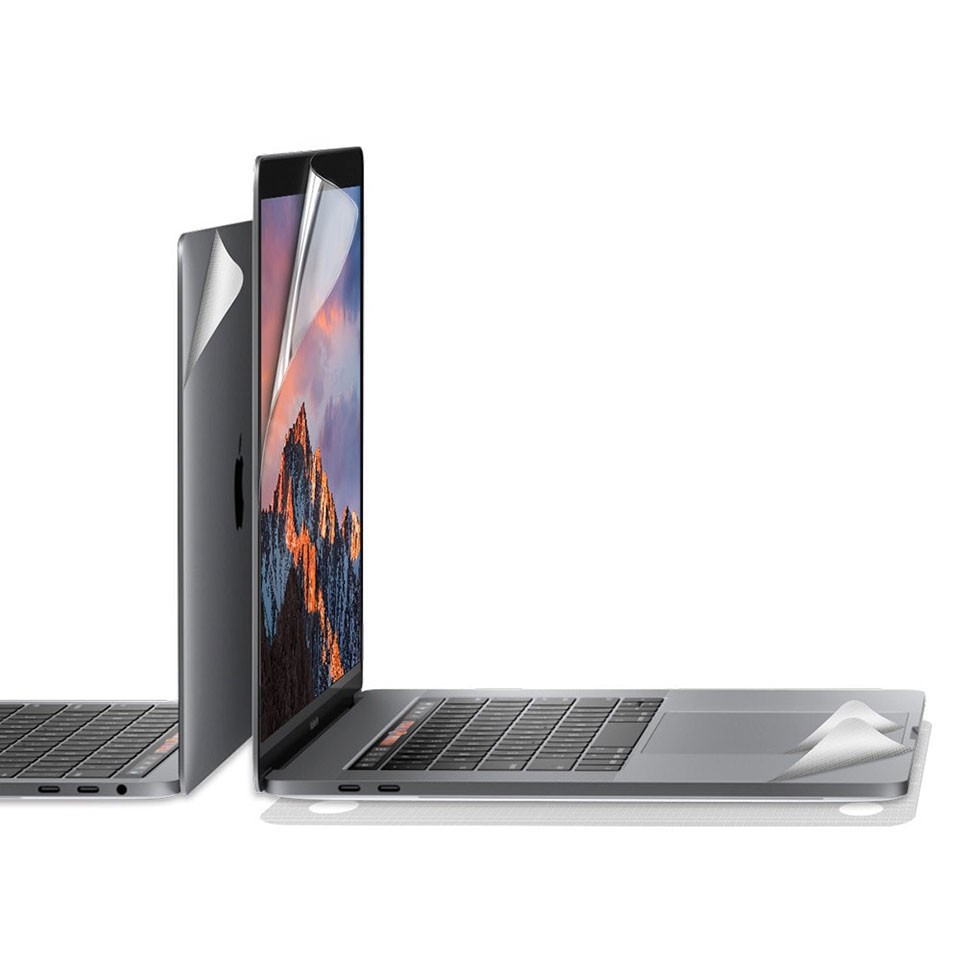 Bộ dán JCPAL 5in1 cho Macbook Air 13&quot;(2018-2021) , MacBook Air M1  model A1932, A2179 , A2337