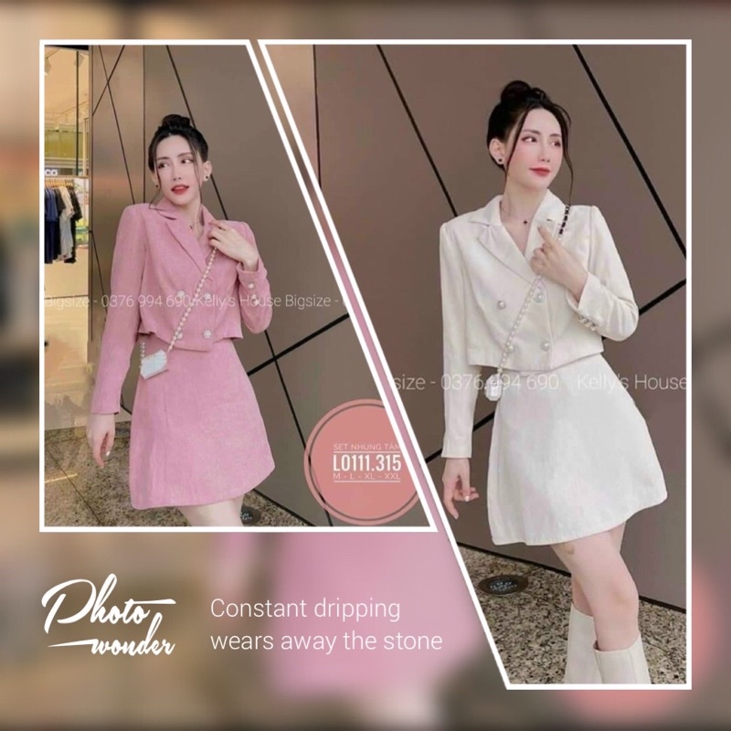 Set áo vest croptop tay dài nữ tính điệu đà đi chơi chụp hình mặc nhà đi cà phê sống ảo