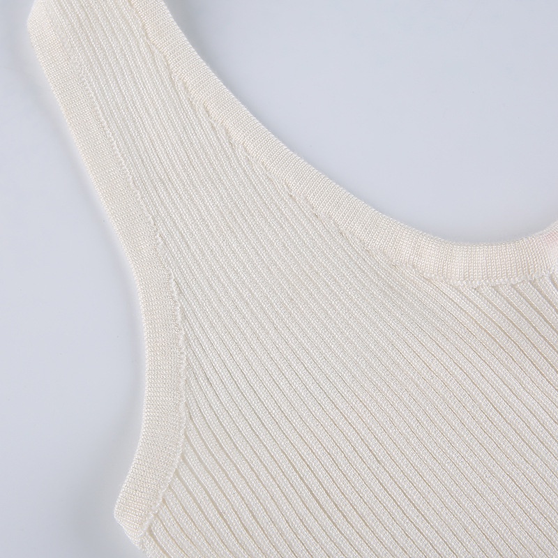 Áo kiểu tank top hở lưng ôm dáng màu trơn thời trang dành cho nữ