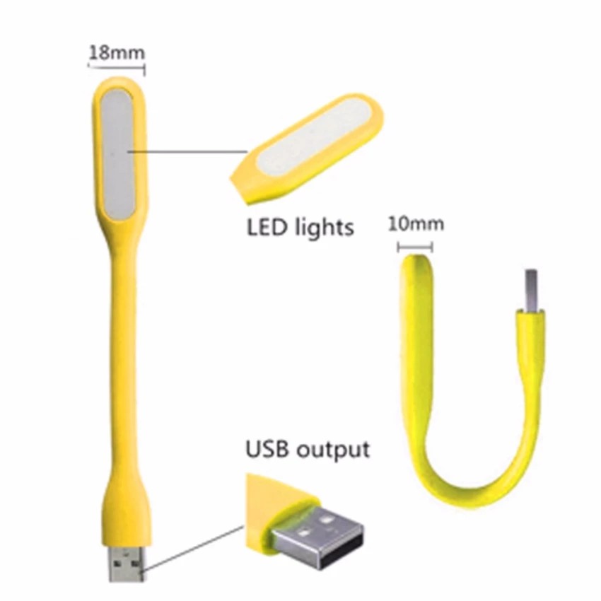 Bộ 5 đèn led USB cổng usb siêu sáng MÀU NGẪU NHIÊN