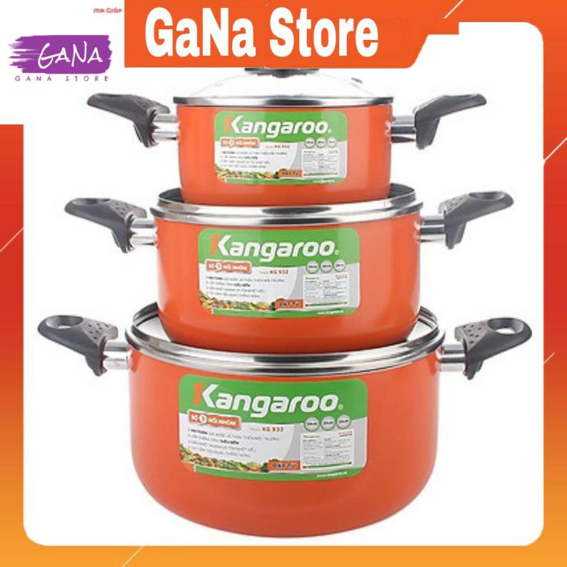 Bộ nồi nhôm Cao Cấp Kangaroo KG932 (GaNa Store 02) (GaNa Store 02)