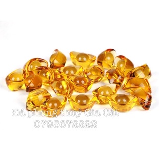 Thỏi vàng lưu ly trong suốt Đá phong thuỷ Gia Cát