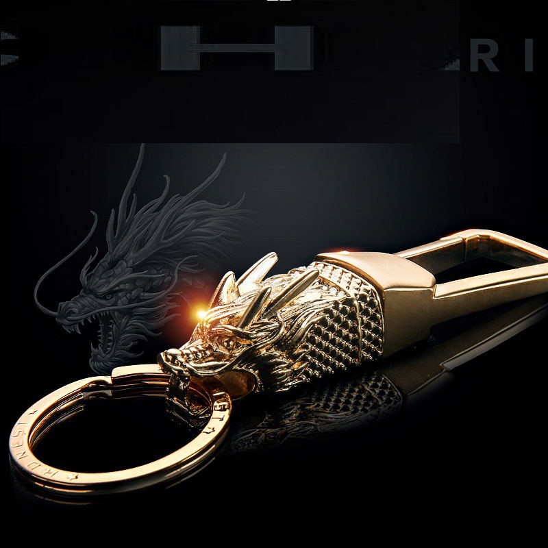 MÓC KHÓA RỒNG SIÊU CAO CẤP MÀU VÀNG