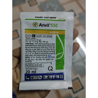 Thuốc Anvil 5sc 20ml trị phấn trắng cho cây (hoa hồng, các loại cây cảnh)