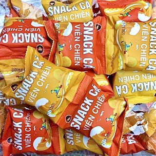 Snack cá viên chiên,bim bim cá viên chiên siêu ngon siêu giòn đồ ăn vặt KIKURA