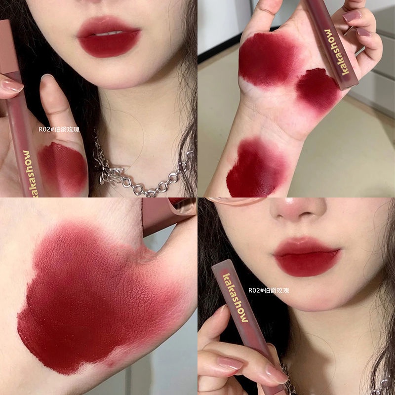 Kakashow Nhỏ Ống Mỏng Son Môi Sương Mượt Môi Glaze Nhung Matte Liptint Lip Gloss Liquid Lipstick | BigBuy360 - bigbuy360.vn