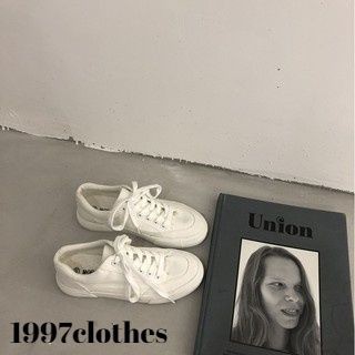 Sneaker Street Giày màu trắng basic cổ điển,mê mẩn