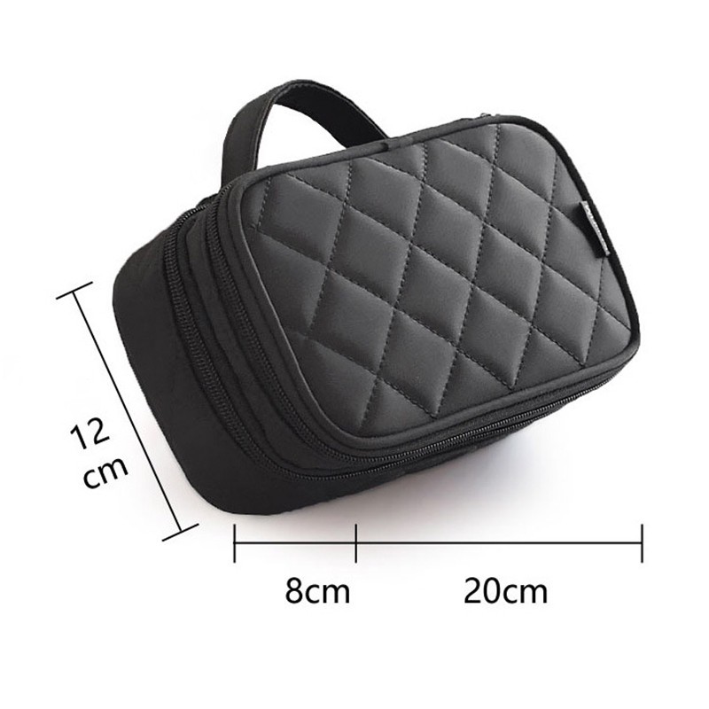 Túi đựng đồ trang điểm 2 tầng