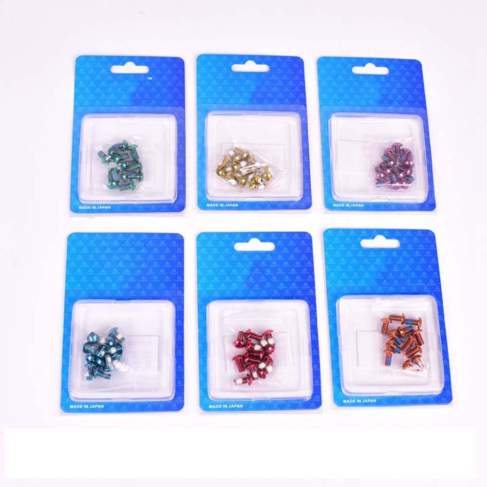 Danilo Set 12 Ốc Vít Gắn Đĩa Phanh Xe Đạp Leo Núi Nhiều Màu