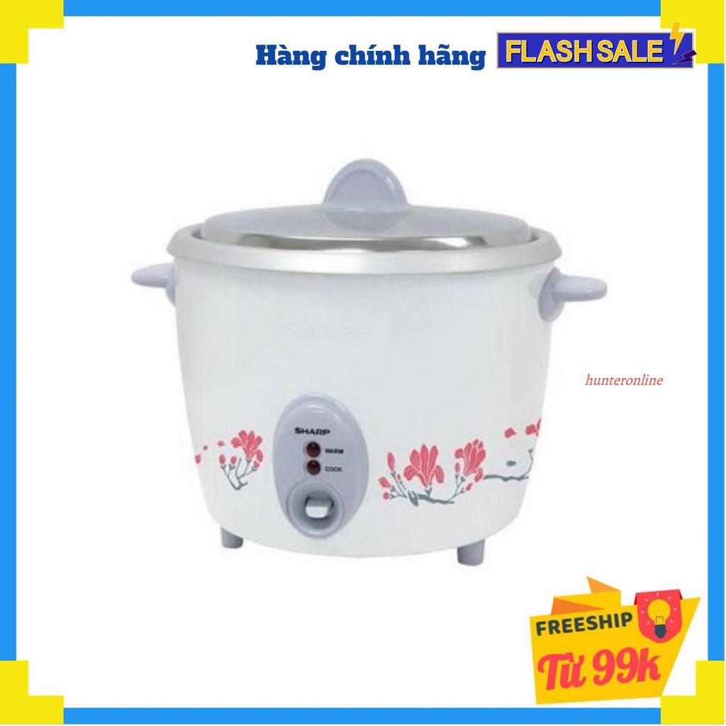 Nồi Cơm Điện Nắp Rời Sharp KSH-D18V (1.8L) - Màu Ngẫu Nhiên - Hàng chính hãng