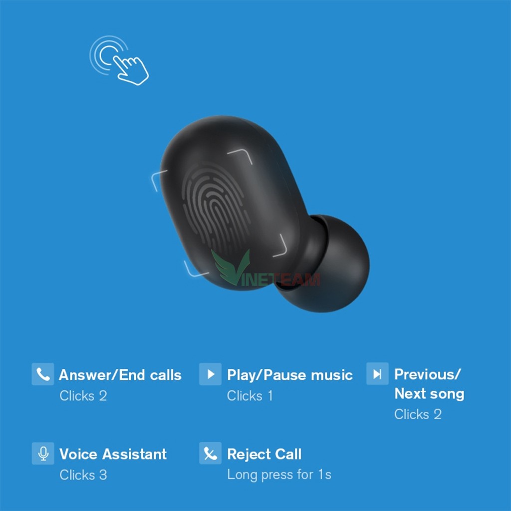 Tai Nghe Haylou Bluetooth Không Dây X2000 TWS GT1 XM2000 TWS Chống Thấm Nước IPX5 -dc3813