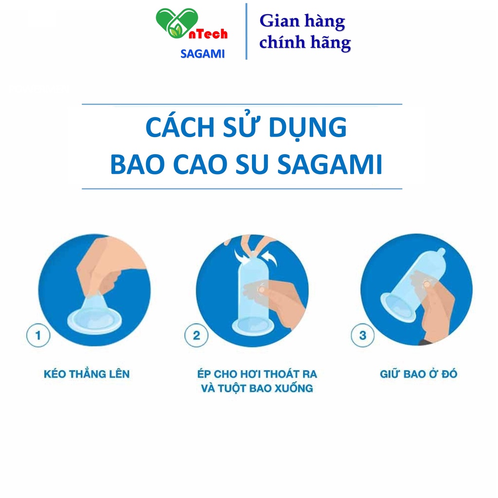 Bao cao su siêu mỏng siêu kéo dài thời gian hương bạc hà Sagami xtreme Spearmint hộp 10 bao cao su