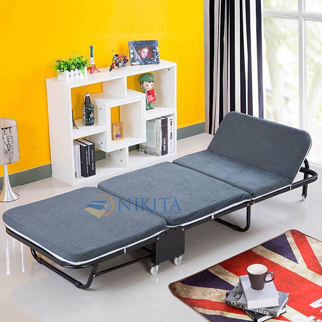 Giường Gấp Văn Phòng Cao Cấp NIKITA Chính Hãng, Có Thể Ngồi Như Sofa