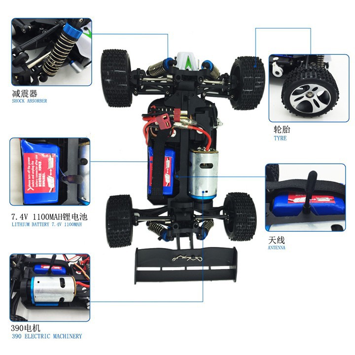 Xe đua tốc độ cao 35 - 50km a959 wltoy- a959