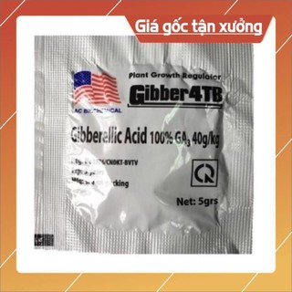 Phân bón lá cao cấp Gibber 4TB GA3 dạng viên sủi 5gram