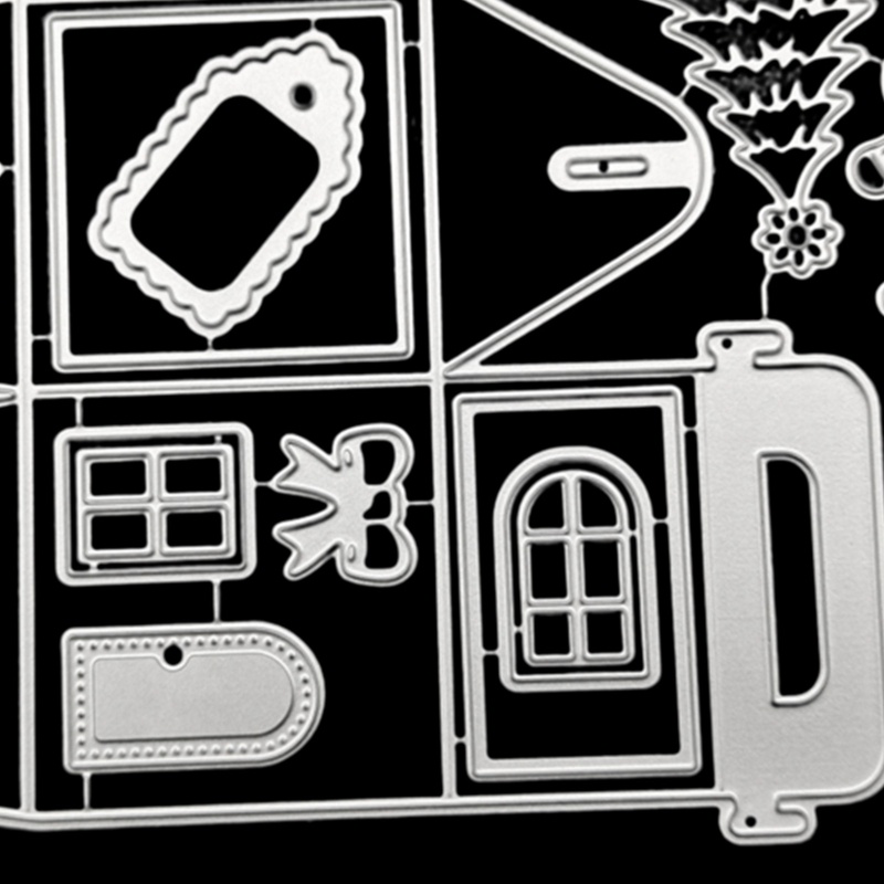 Khuôn Cắt Giấy Kim Loại Hình Hộp Đựng Blala