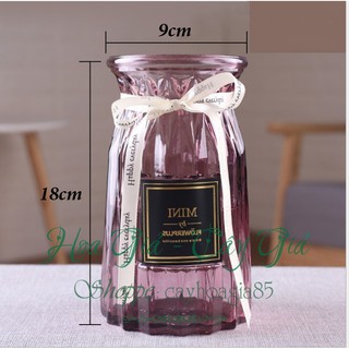 Bình Cắm Hoa Thủy Tinh Múi Khế